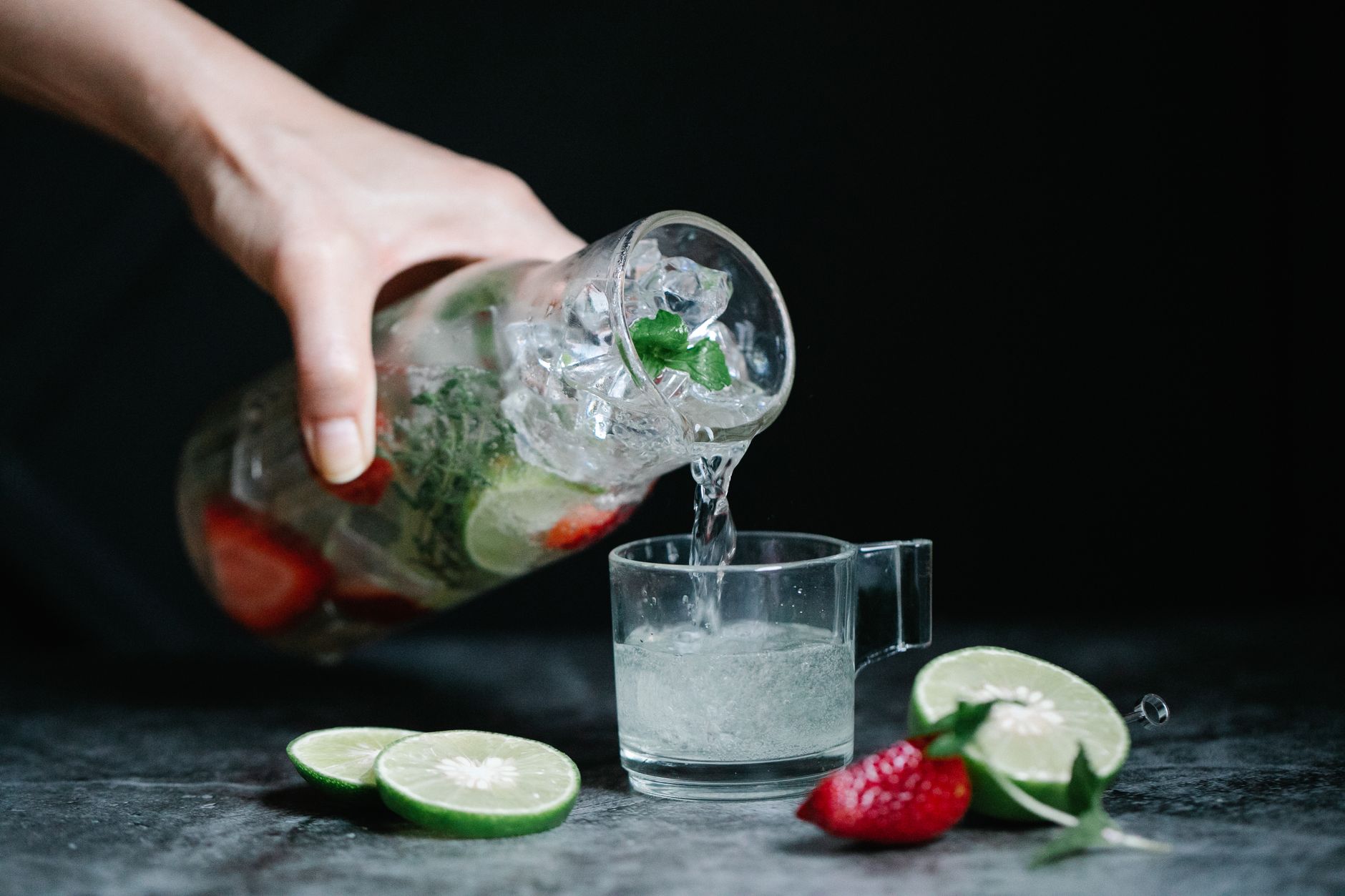 Recette de boisson fraîche maison, sans sucre ajouté